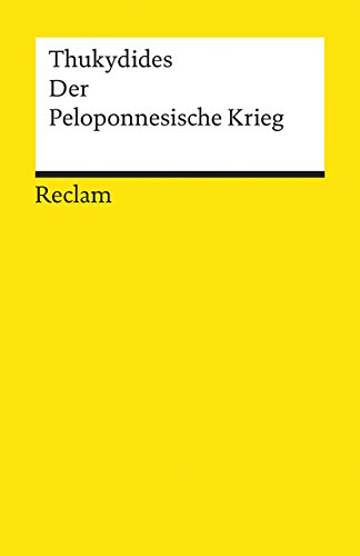 Stock image for Der Peloponnesische Krieg -Language: german for sale by GreatBookPrices