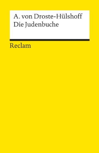 Beispielbild fr Die Judenbuche - Ein Sittengemälde aus d. gebirgichten Westfalen zum Verkauf von Nietzsche-Buchhandlung OHG