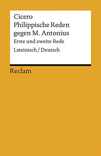 Beispielbild fr Philippische Reden gegen M. Antonius 1 -Language: german zum Verkauf von GreatBookPrices