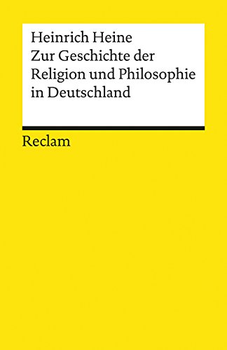 Zur Geschichte der Religion und Philosophie in Deutschland. - Heine, Heinrich; Ferner, Jürgen.