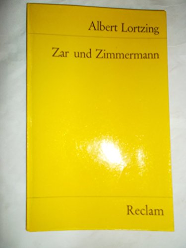 Stock image for Zar und Zimmermann for sale by medimops