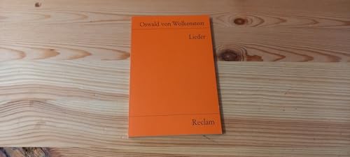 Lieder Mhdt. /Dt. - v.Wolkenstein, Oswald