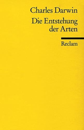 Beispielbild fr Die Entstehung der Arten durch natrliche Zuchtwahl zum Verkauf von medimops