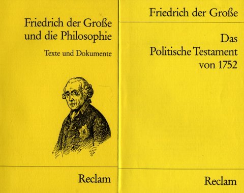 Stock image for Friedrich der Groe und die Philosophie. Texte und Dokumente. for sale by medimops