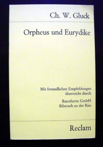Stock image for Orpheus und Eurydike for sale by medimops