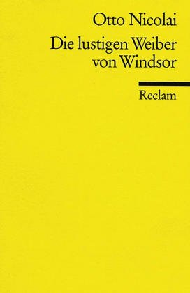 Imagen de archivo de Die lustigen Weiber von Windsor. a la venta por medimops