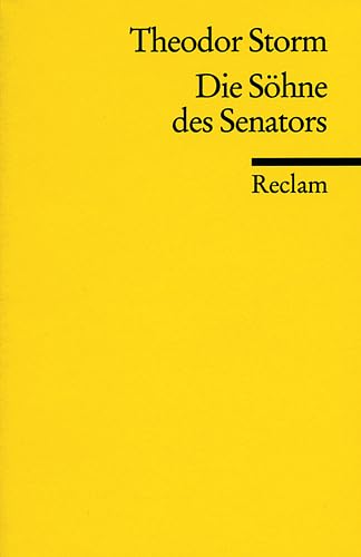 Stock image for Die Sohne Des Senators (German Edition) for sale by Bookmans