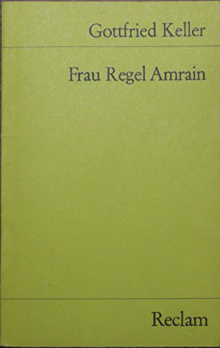 Stock image for FRAU REGEL AMRAIN UND IHR JNGSTER for sale by German Book Center N.A. Inc.