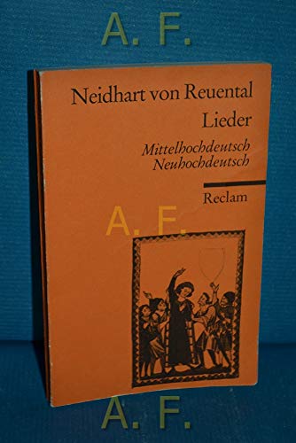 Beispielbild fr Lieder: Mittelhochdt. /Neuhochdt. zum Verkauf von medimops