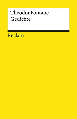 Gedichte (Reclams Universal-Bibliothek) - Theodor Fontane