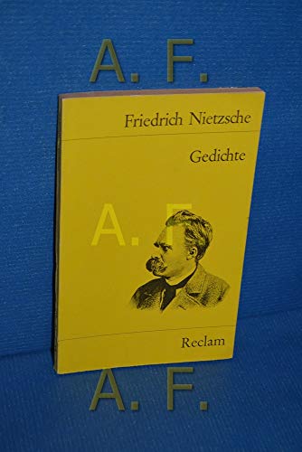 Gedichte (9783150071175) by Nietzsche, Friedrich