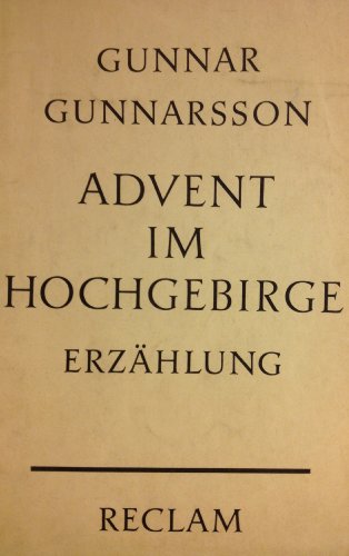 Imagen de archivo de Advent im Hochgebirge a la venta por medimops