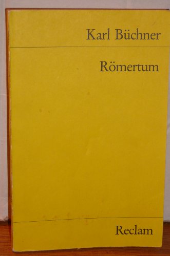 Stock image for Rmertum for sale by Bernhard Kiewel Rare Books