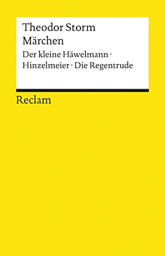 Beispielbild fr DIE REGENTRUDE UND ANDERE MRCHEN (Der kleine Hwelmann; Hinzelmeier) zum Verkauf von German Book Center N.A. Inc.