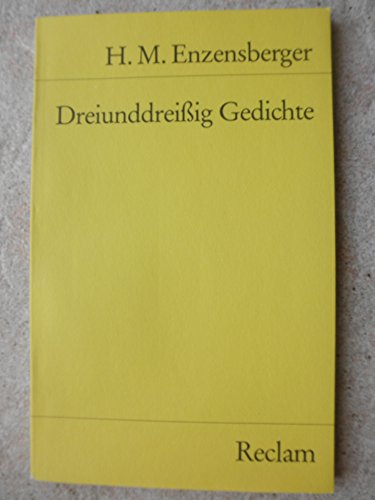 Imagen de archivo de DREIUNDDREISSIG GEDICHTE a la venta por German Book Center N.A. Inc.