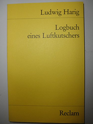 Stock image for LOGBUCH EINES LUFTKUTSCHERS for sale by German Book Center N.A. Inc.