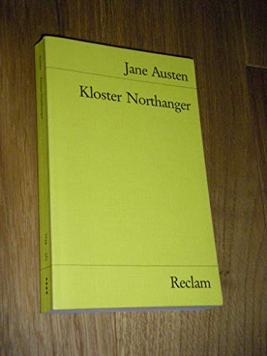 9783150077283: Kloster Northanger.
