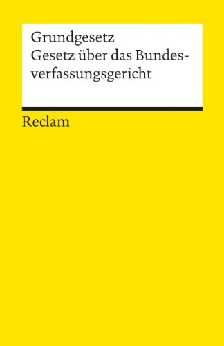 GRUNDGESETZ FÜR DIE BUNDESREPUBLIK DEUTSCHLAND. vom 23. Mai 1949 - Deutschland; [Hrsg.]: Heyde, Wolfgang