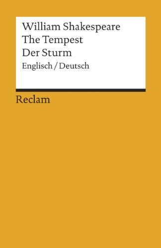 Stock image for Der Sturm. (englisch / deutsch) for sale by Bookmans
