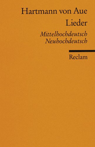 Stock image for LIEDER Mittelhochdeutsch / Neuhochdeutsch. Mit Kommentar. for sale by German Book Center N.A. Inc.
