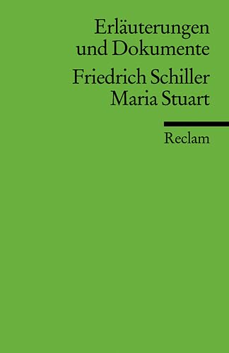 9783150081433: Friedrich Schiller, Maria Stuart