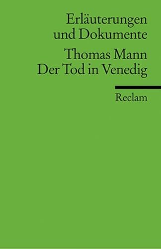 9783150081884: Der Tod in Venedig