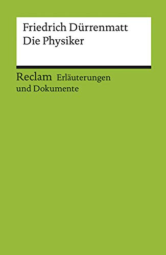 9783150081891: Die Physiker. Erluterungen und Dokumente.