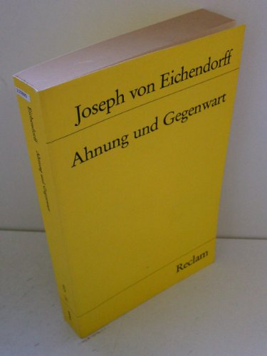 Beispielbild fr Ahnung und Gegenwart -Language: german zum Verkauf von GreatBookPrices