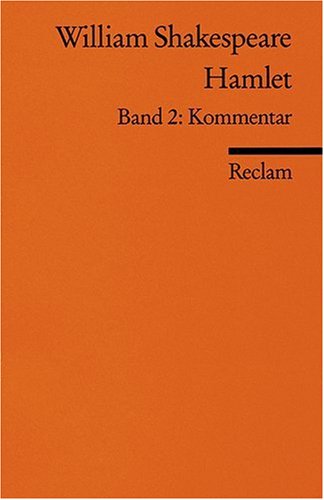 Beispielbild fr Hamlet, Band 2: Kommentar [Taschenbuch] von Shakespeare, William; Klein, Holger M zum Verkauf von Nietzsche-Buchhandlung OHG
