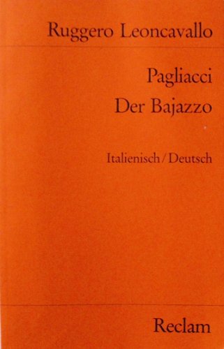 Imagen de archivo de Pagliacci Der Bajazzo a la venta por medimops