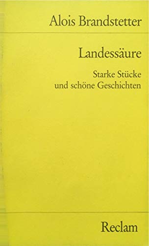 9783150083352: Landessure. Starke Stcke und schne Geschichten. von Brandstetter, Alois