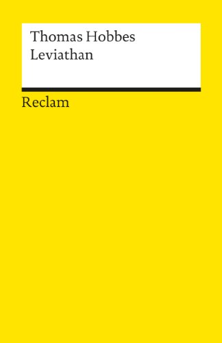 Beispielbild fr Leviathan : 1. u. 2. Teil. bers. u. hrsg. von J. P. Mayer. Nachw. von Malte Diesselhorst. [Die bers. wurde rev.] / Universal-Bibliothek ; Nr. 8348/8351 zum Verkauf von Schrmann und Kiewning GbR