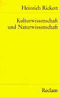 Beispielbild fr Kulturwissenschaft und Naturwissenschaft. zum Verkauf von modernes antiquariat f. wiss. literatur