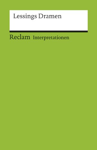 9783150084113: Interpretationen: Lessings Dramen. (Lernmaterialien)
