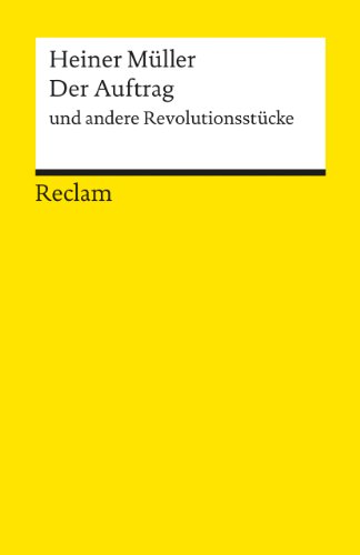 Stock image for REVOLUTIONSSTCKE for sale by German Book Center N.A. Inc.