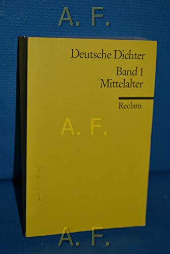 9783150086117: Deutsche Dichter I. Mittelalter.