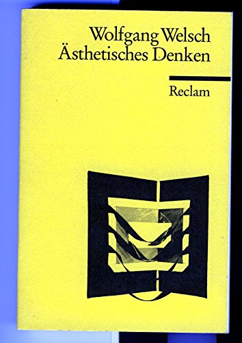 Stock image for STHETISCHES DENKEN for sale by German Book Center N.A. Inc.