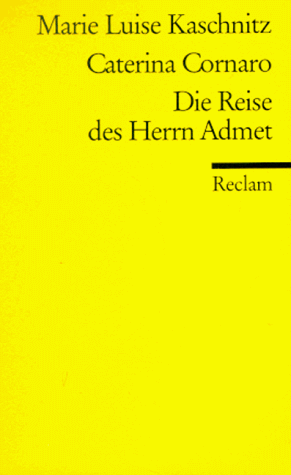 Beispielbild fr CATERINA CORNARO DIE REISE DES HERRN ADMET Hrspiele zum Verkauf von German Book Center N.A. Inc.
