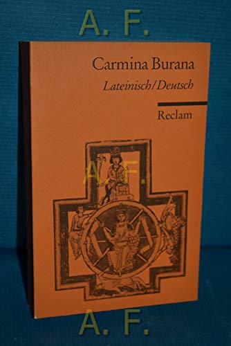 Beispielbild fr Carmina Burana. Zweisprachige Ausgabe. Lateinisch / Deutsch. zum Verkauf von ThriftBooks-Dallas