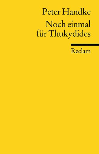 Stock image for NOCH EINMAL FR THUKYDIDES for sale by German Book Center N.A. Inc.