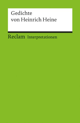Imagen de archivo de Interpretationen: Gedichte von Heinrich Heine -Language: german a la venta por GreatBookPrices
