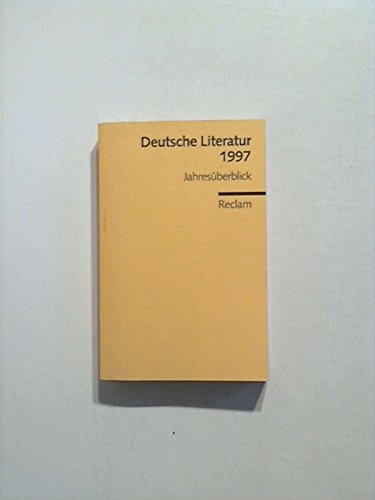 Stock image for Deutsche Literatur 1997 for sale by Norbert Kretschmann