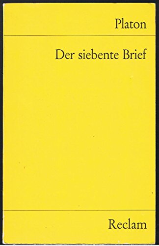 9783150088920: Der siebente Brief.