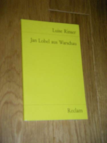 Imagen de archivo de JAN LOBEL AUS WARSCHAU Erzhlungen a la venta por German Book Center N.A. Inc.