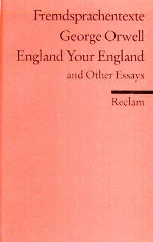 England Your England and Other Essays