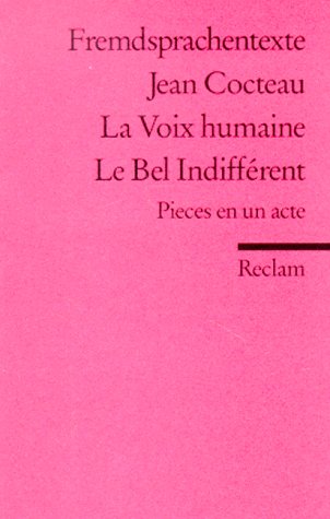 9783150090312: La Voix humaine