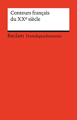 Imagen de archivo de Conteurs francais du XXe sicle: (Fremdsprachentexte) a la venta por medimops