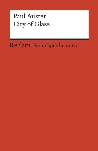 Beispielbild fr City of Glass -Language: german zum Verkauf von GreatBookPrices