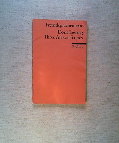 9783150092453: Three African Stories.