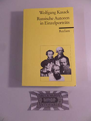 Beispielbild fr Russische Autoren in Einzelportrts. zum Verkauf von medimops
